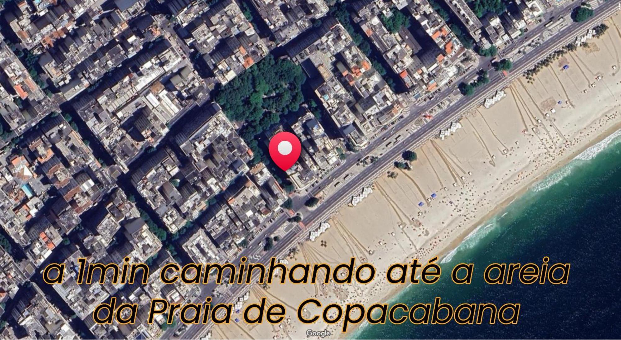 Excelente Apartamento A 1Min Da Praia De Copacabana Rio de Janeiro Eksteriør billede